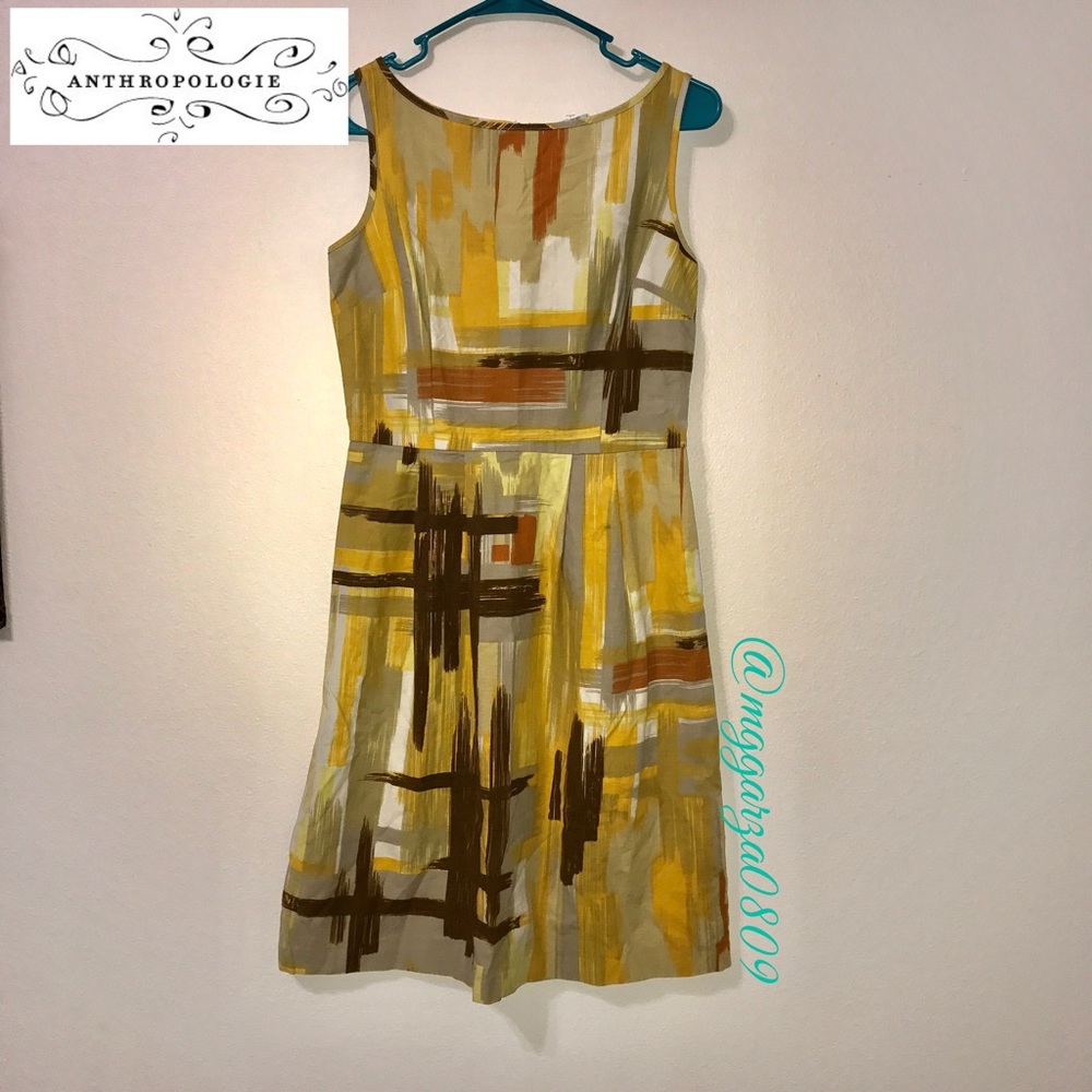 Anthropologie Naples yellow dress by Tabitha